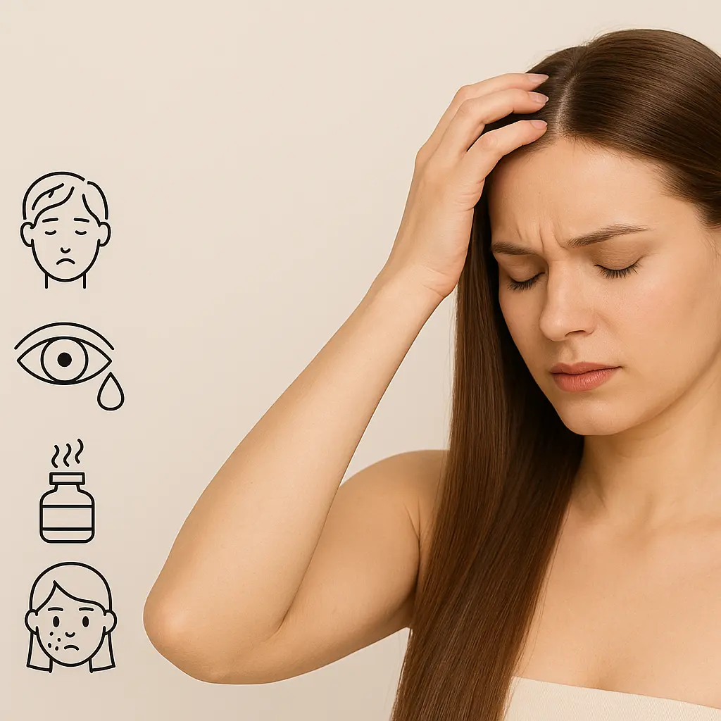 عوارض جانبی احتمالی کراتینه کردن مو چیست؟